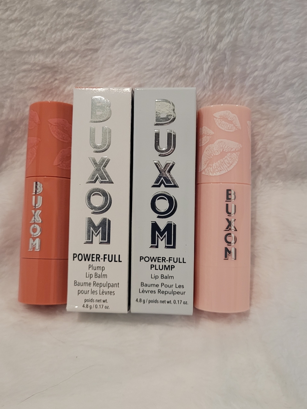 Buxom Power-Full Plump Lip Balm Duo — First Crush & Big O-New